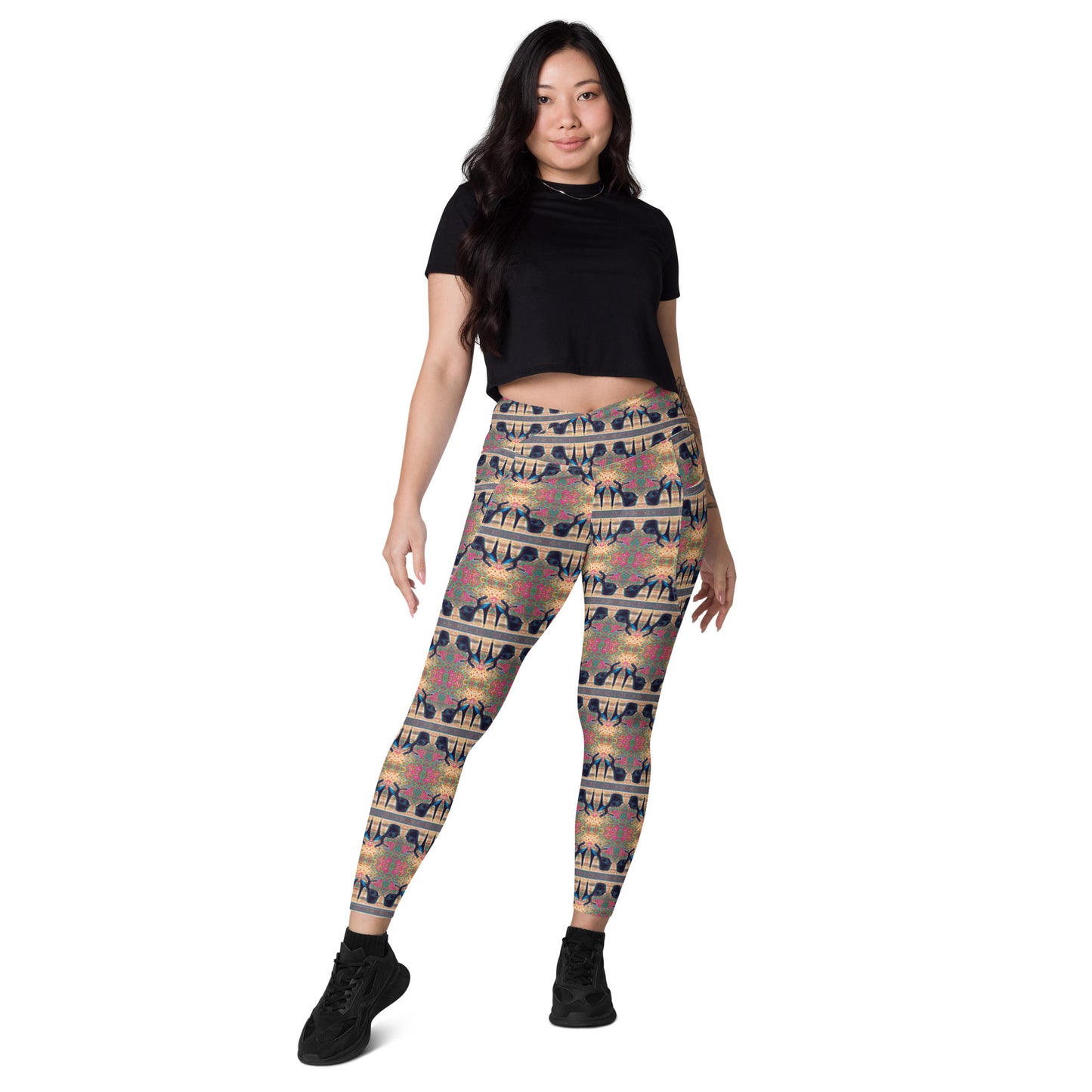 Licorice Heels Leggings with Pockets