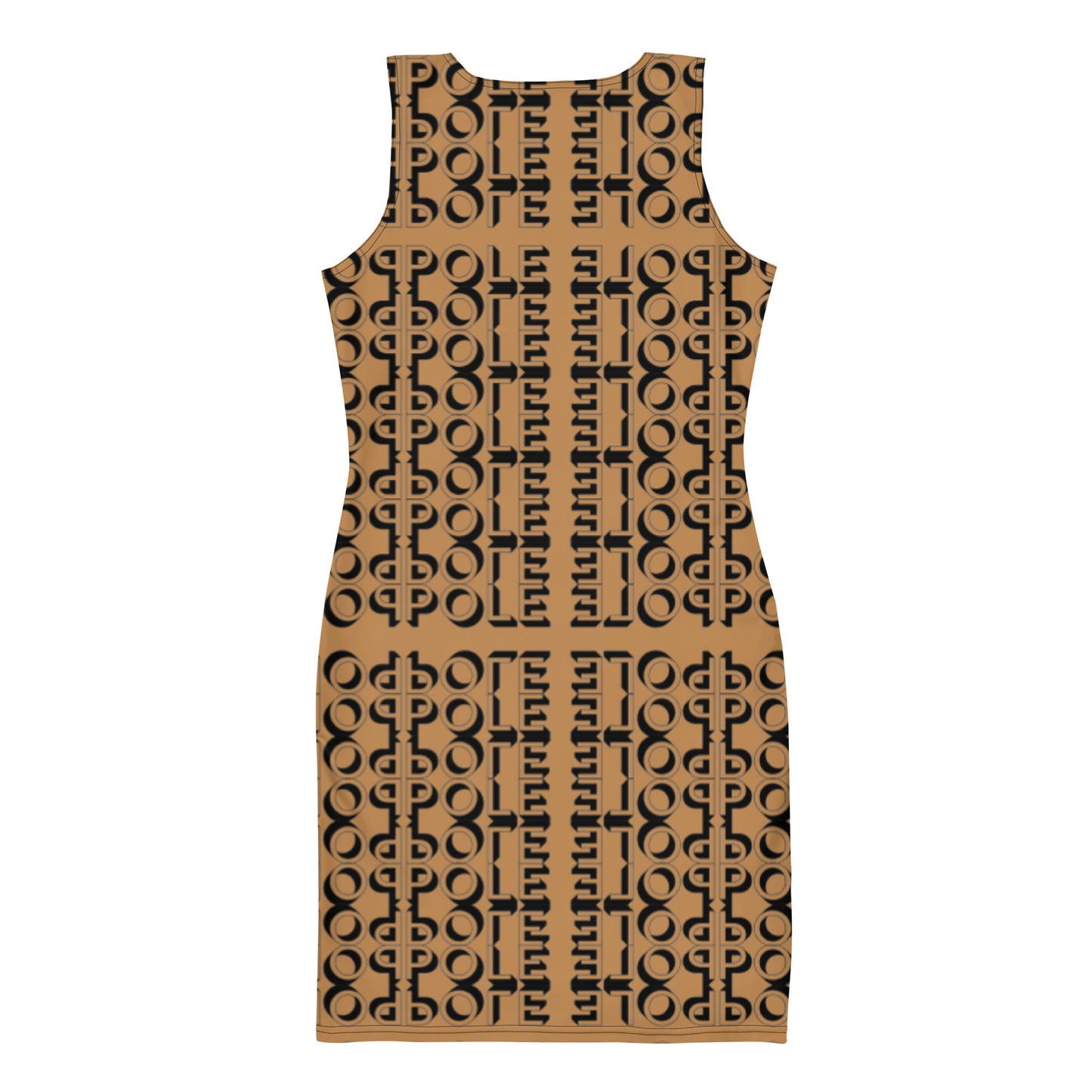 Pole Motif Dress - Nude