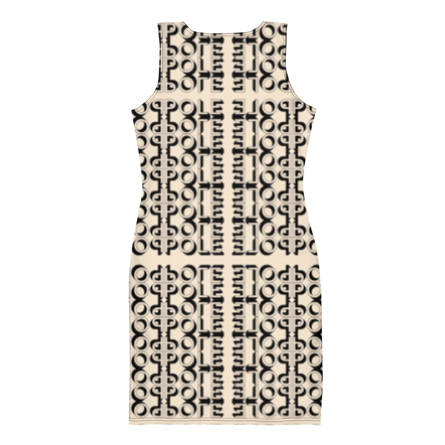 Pole Motif Dress - Cream