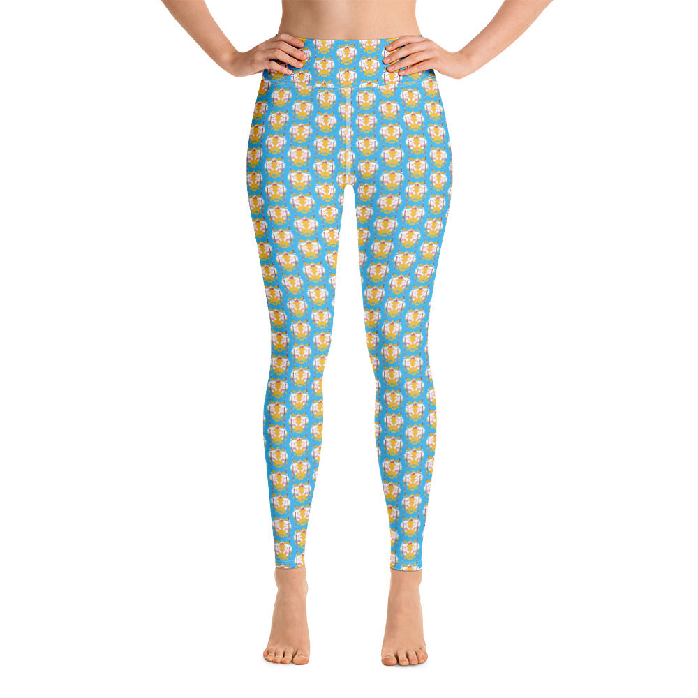 Pole Sunshine Blue Leggings