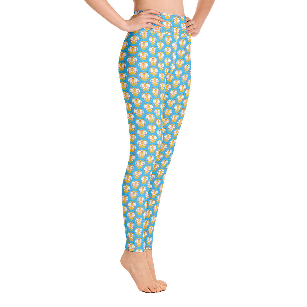 Pole Sunshine Blue Leggings