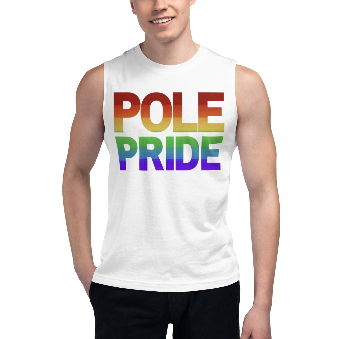 Pole Pride Front & Back Muscle Shirt